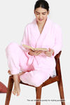 Zivame Fluffy Fur Knit Poly Wrap Top - Candy Pink — thumbnail 4